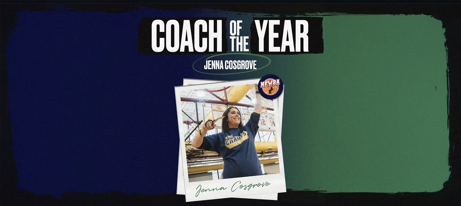 Coach of the Year Jenna Cosgrove